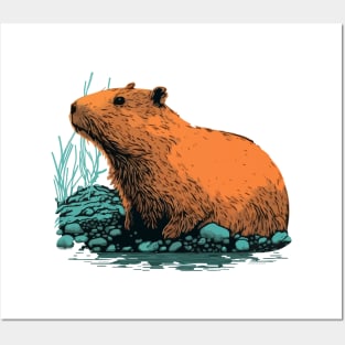 Capybara Posters and Art